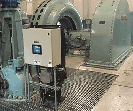 Atuador Electraulic (Eletro-hidráulico) REXA Aplicação Geração de Energia Hidrelétrica