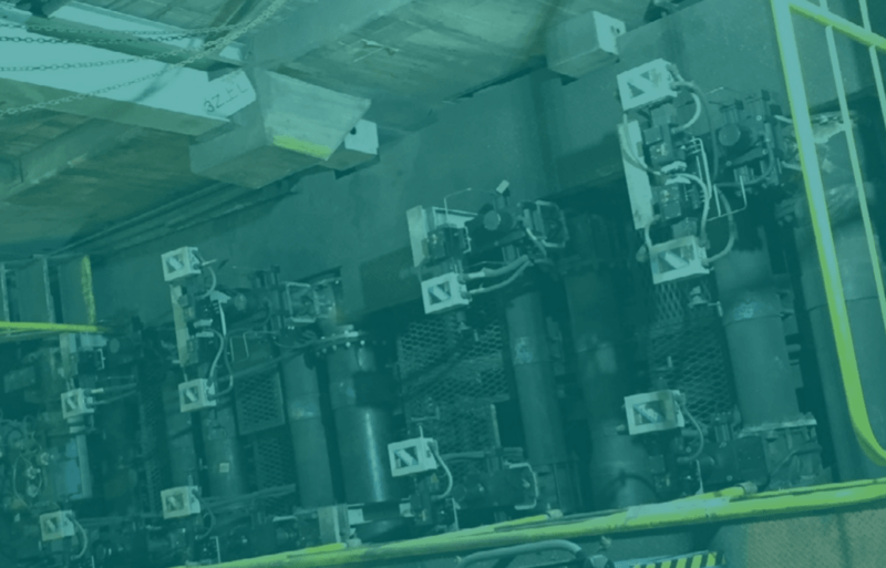 Atuador Electraulic (Eletro-hidráulico) REXA Aplicação em Siderurgia