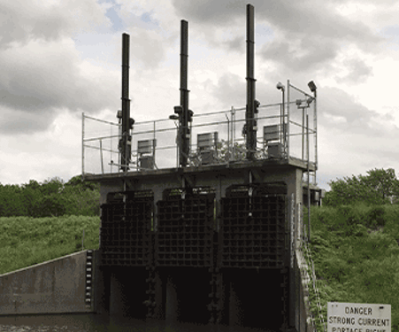 Atuador Electraulic (Eletro-hidráulico) REXA Aplicação Tratamento de Esgoto